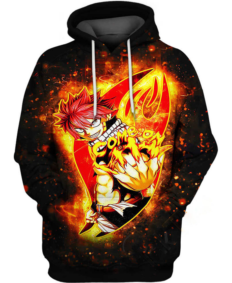 Natsu Fire Dragon?s Roar Hoodie 3D