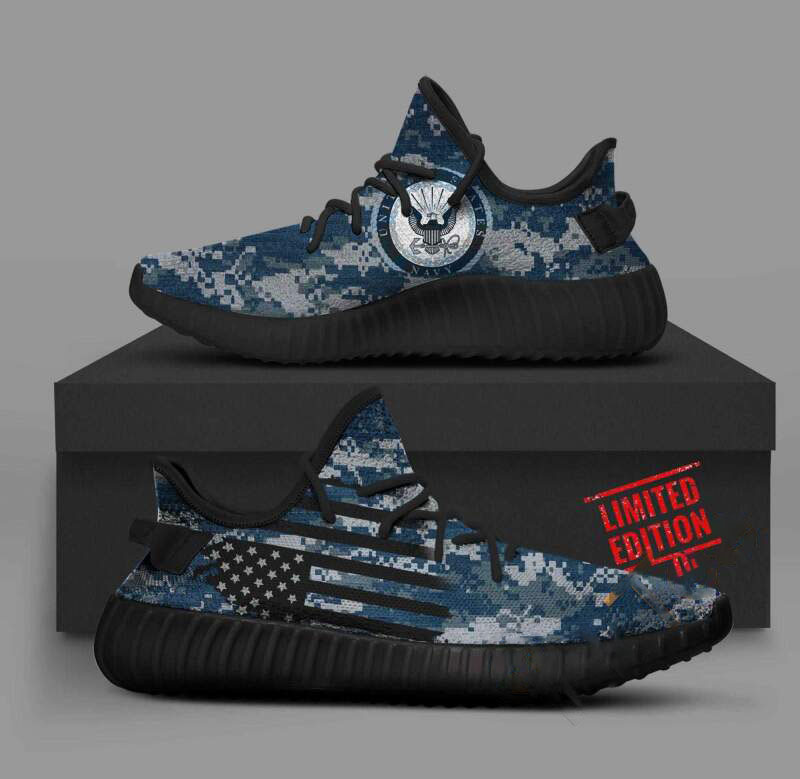 Navy Camo Yeezy Boost