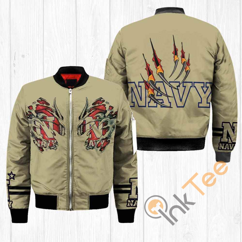 Navy Midshipmen NCAA Claws Apparel Best Christmas Gift For Fans Bomber Jacket 10 Navy Midshipmen NCAA Claws Apparel Best Christmas Gift For Fans Bomber Jacket