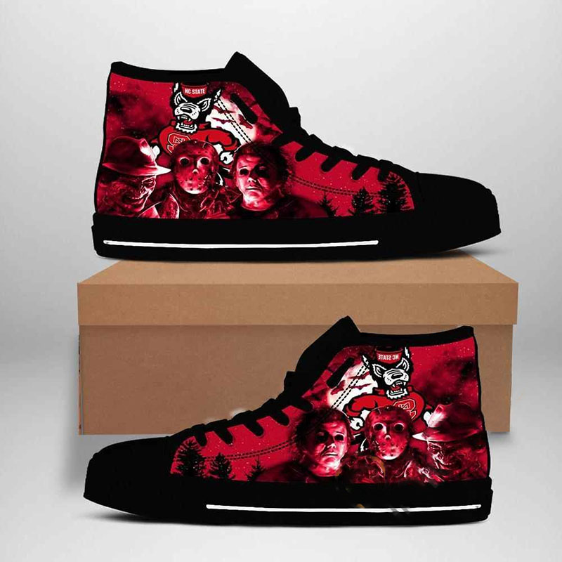 Nc State Wolfpack Ncaa High Top Shoes 3 Nc State Wolfpack Ncaa High Top Shoes