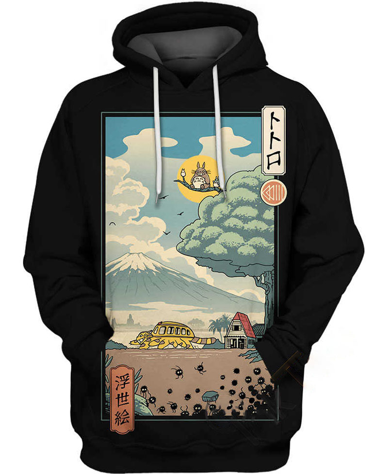 Neighbors Studio Ghibli Hoodie 3D 2 Neighbors Studio Ghibli Hoodie 3D