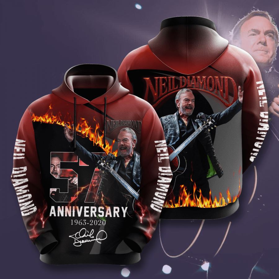 Neil Diamond Custom Hoodie 3D