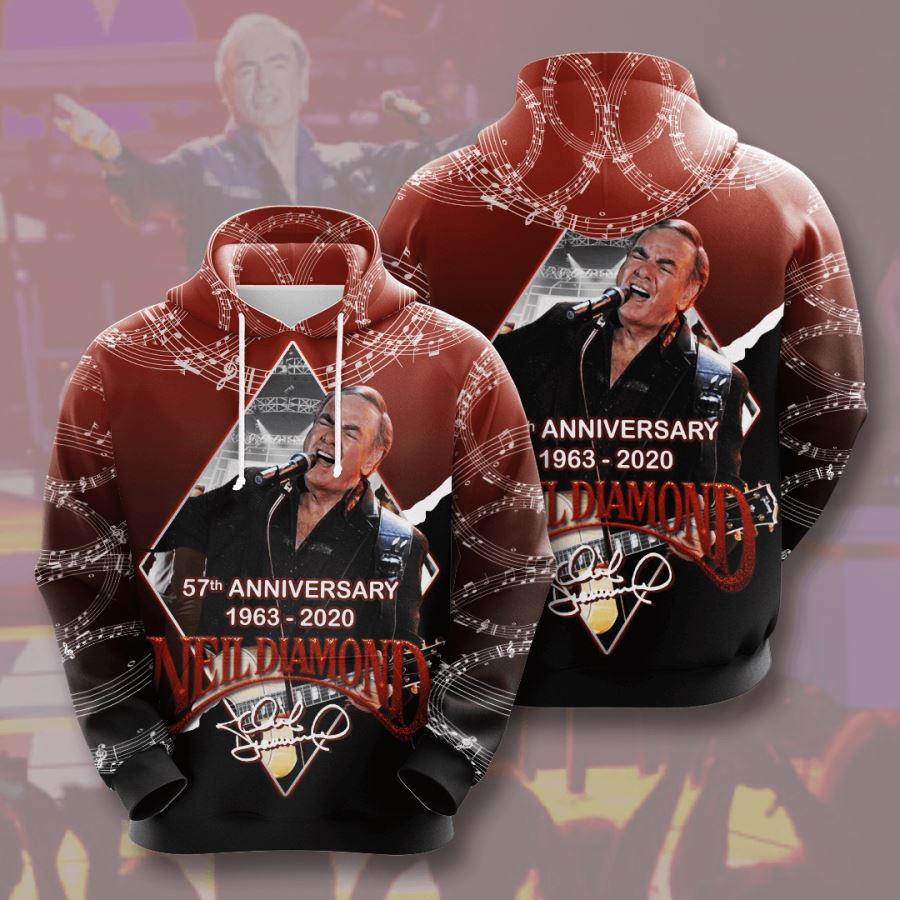 Neil Diamond Custom Hoodie 3D