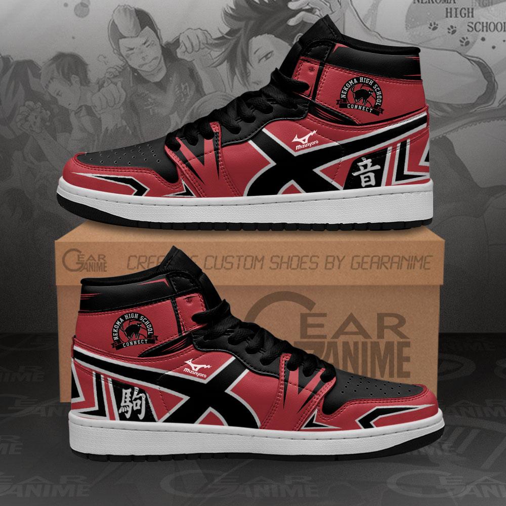 Nekoma High Sneakers Haikyuu Anime Air Jordan Shoes 7 Nekoma High Sneakers Haikyuu Anime Air Jordan Shoes