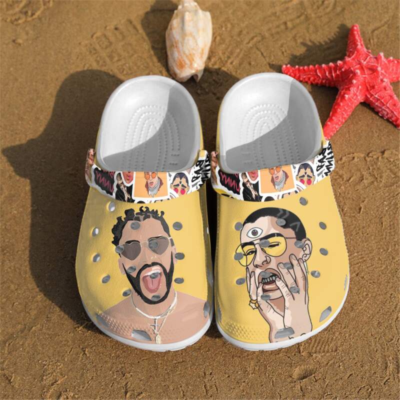 New Bad Bunny Crocs Clog Shoes 2 New Bad Bunny Crocs Clog Shoes