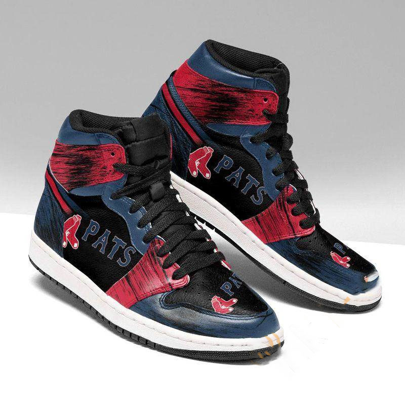New England Patriots Boston Red Sox Custom Sneaker Air Jordan Shoes
