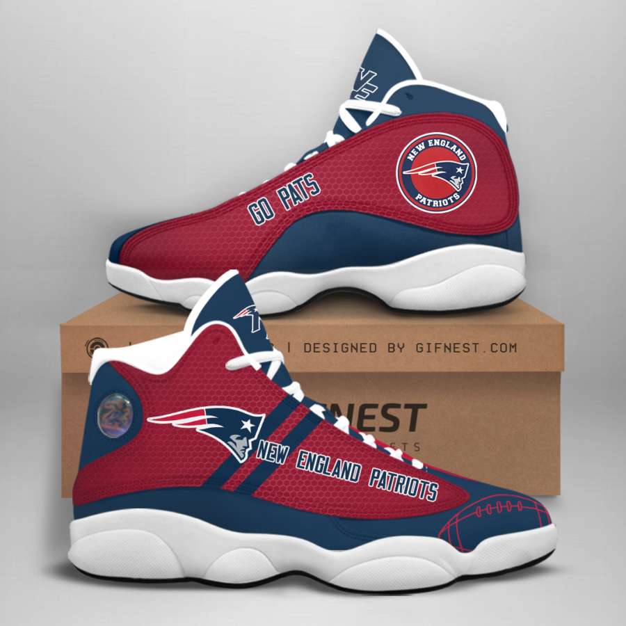 New England Patriots Custom Air Jordan Shoes