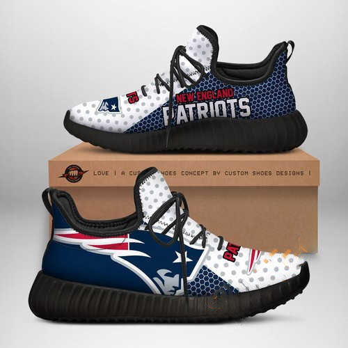 New England Patriots Customize Yeezy Boost