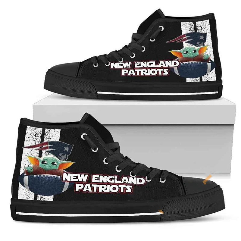 New England Patriots Nfl Football High Top Shoes