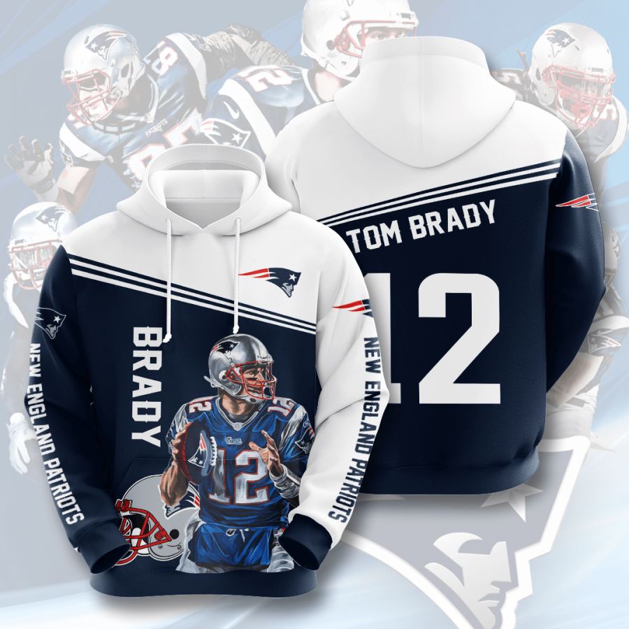 New England Patriots Custom Hoodie 3D 8 New England Patriots Custom Hoodie 3D