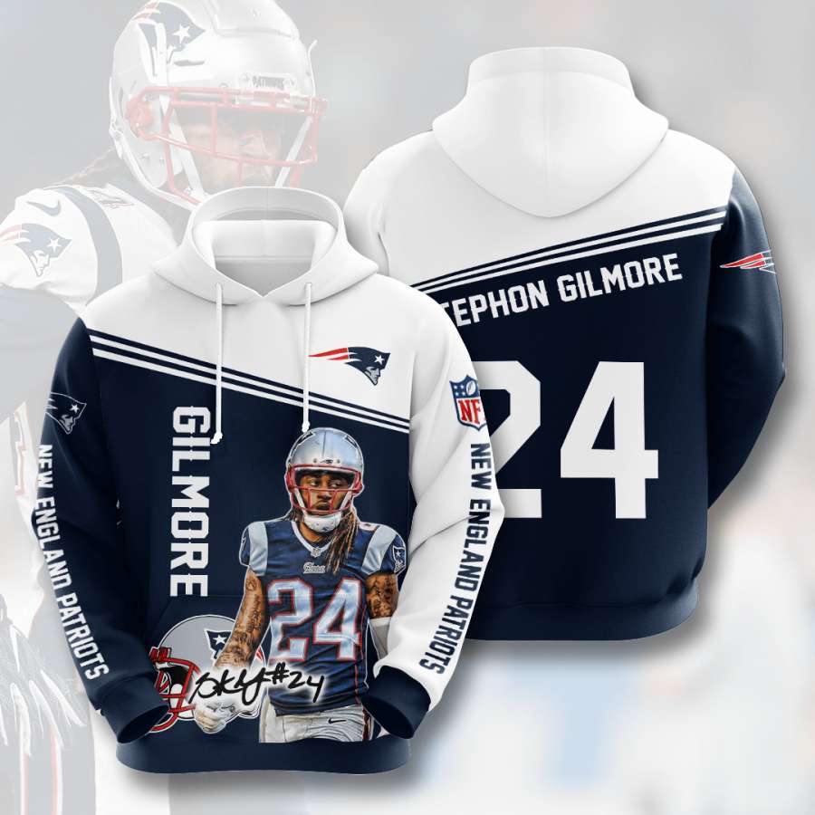 New England Patriots Custom Hoodie 3D 6 New England Patriots Custom Hoodie 3D