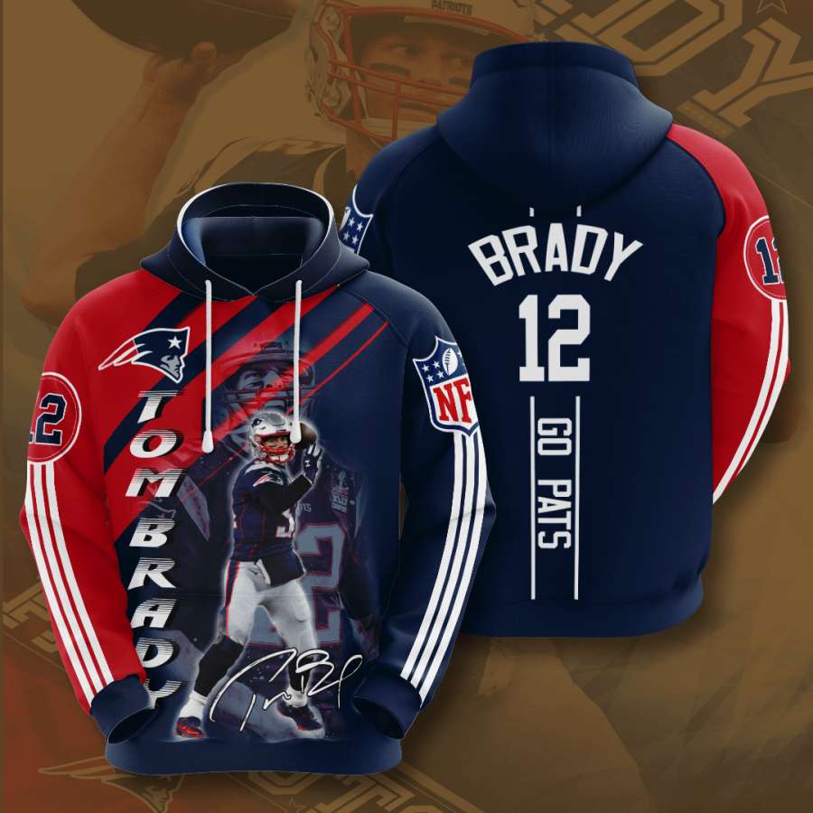 New England Patriots Custom Hoodie 3D