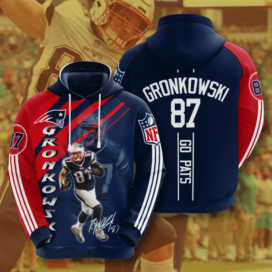 New England Patriots Custom Hoodie 3D