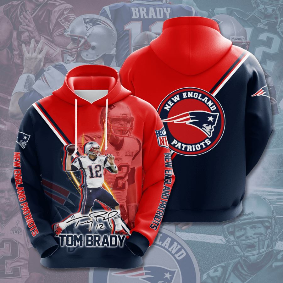 New England Patriots Custom Hoodie 3D