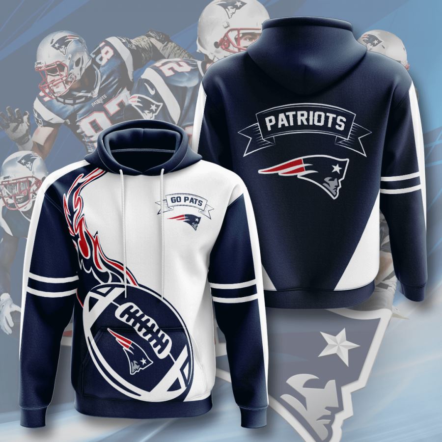 New England Patriots Custom Hoodie 3D 1 New England Patriots Custom Hoodie 3D