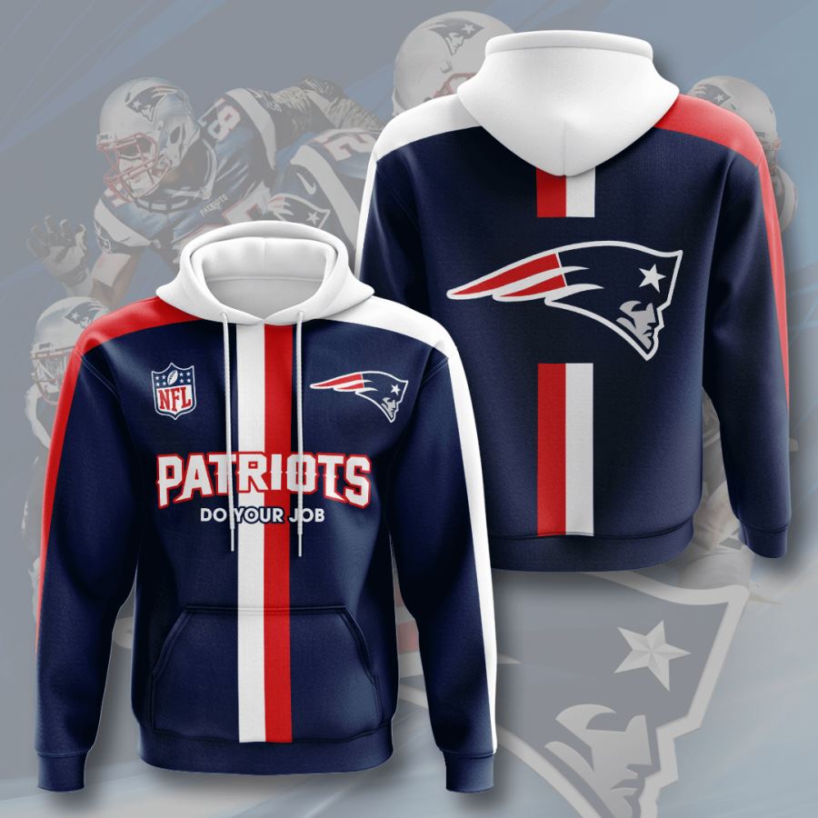 New England Patriots Custom Hoodie 3D 1 New England Patriots Custom Hoodie 3D
