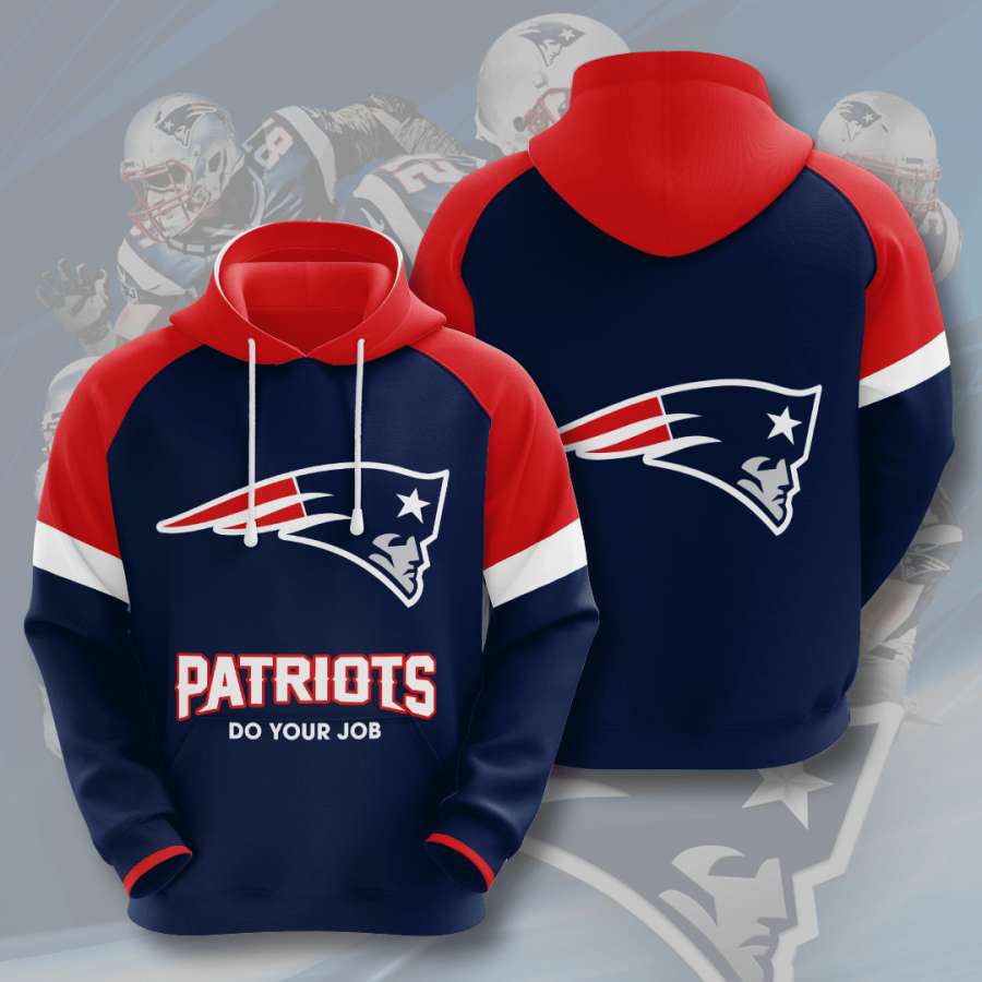 New England Patriots Custom Hoodie 3D