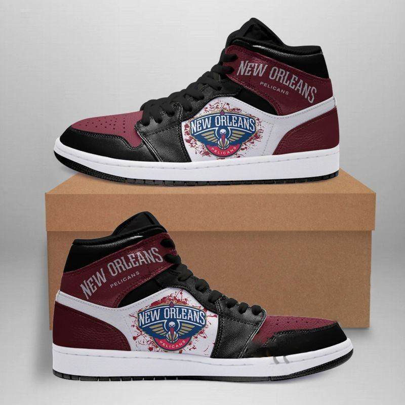 New Orleans Pelicans Nba Custom Air Jordan Shoes
