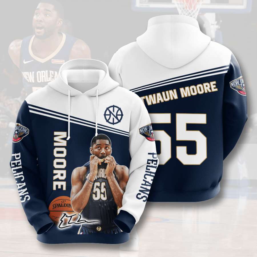 New Orleans Pelicans Custom Hoodie 3D 3 New Orleans Pelicans Custom Hoodie 3D
