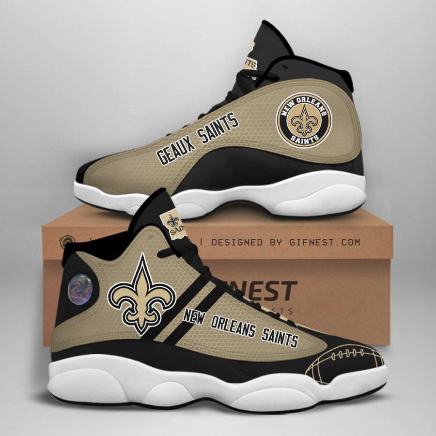 New Orleans Saints Custom Air Jordan Shoes