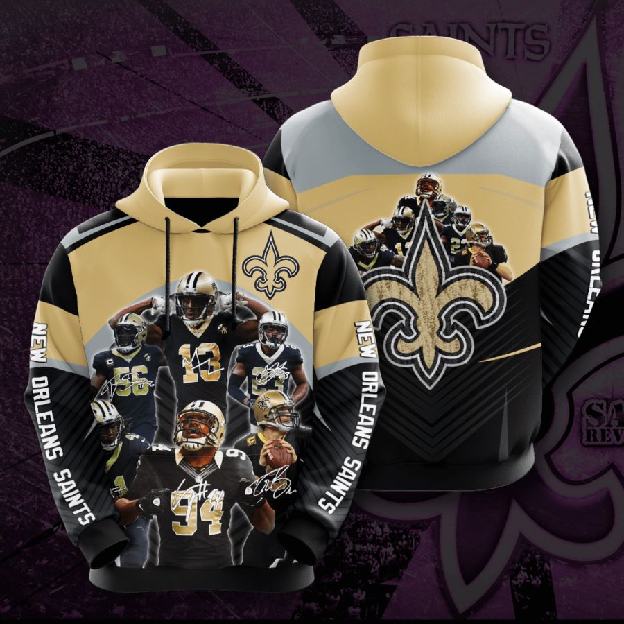 New Orleans Saints Custom Hoodie 3D