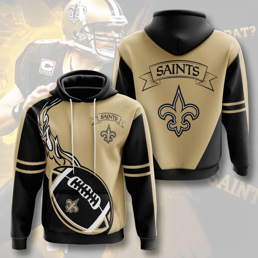 New Orleans Saints Custom Hoodie 3D 1 New Orleans Saints Custom Hoodie 3D