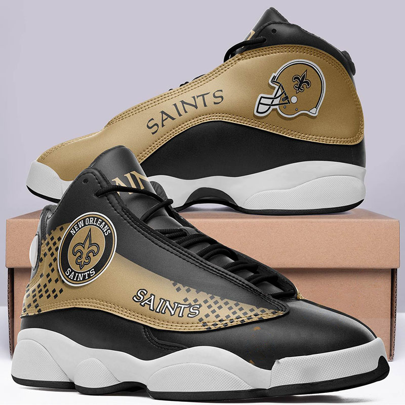 New Orleans Saints Team Logo Nfl Air Jordan Shoes