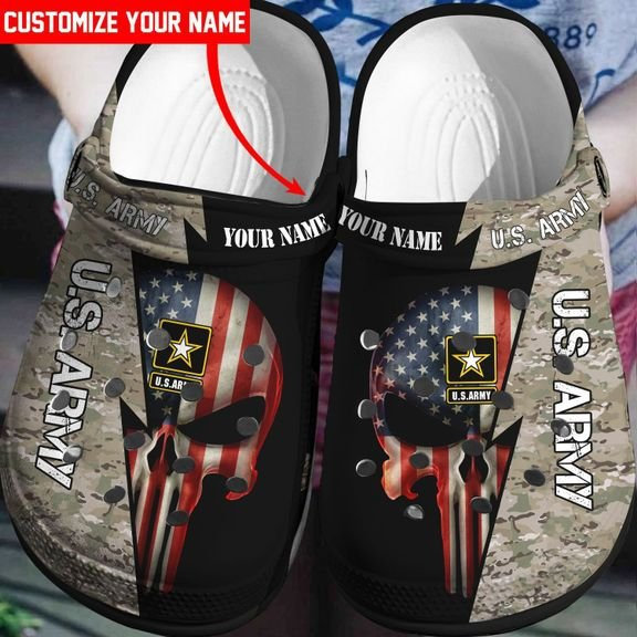 New Style Us Army Crocs Clog Shoes