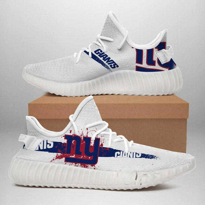 New York Giants Football Yeezy Boost 7 New York Giants Football Yeezy Boost