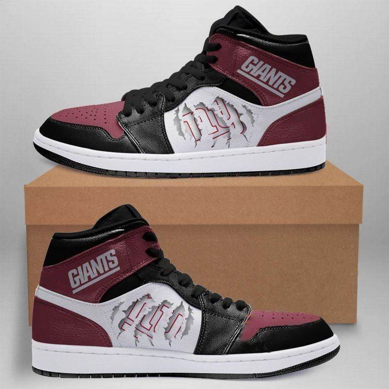 New York Giants Nfl Custom Air Jordan Shoes