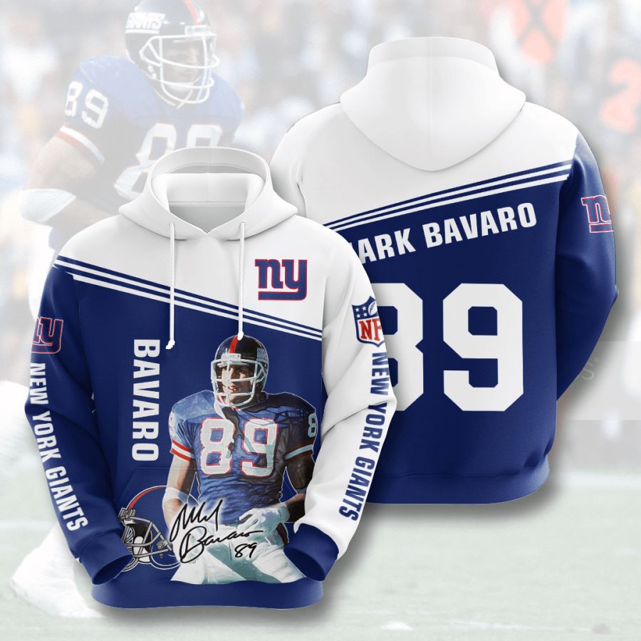 New York Giants Custom Hoodie 3D