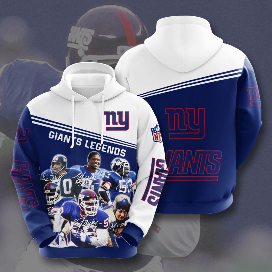 New York Giants Custom Hoodie 3D