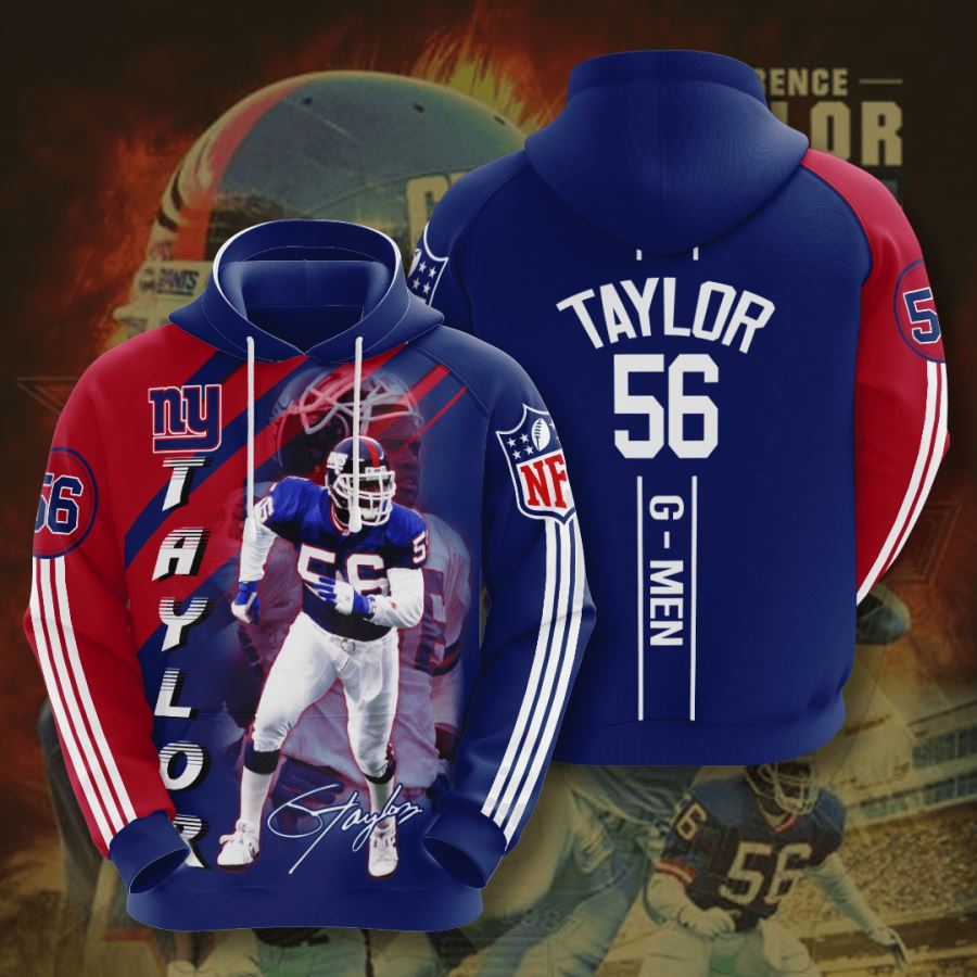 New York Giants Custom Hoodie 3D 9 New York Giants Custom Hoodie 3D
