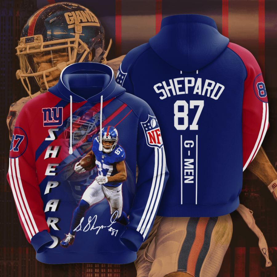 New York Giants Custom Hoodie 3D 1 New York Giants Custom Hoodie 3D