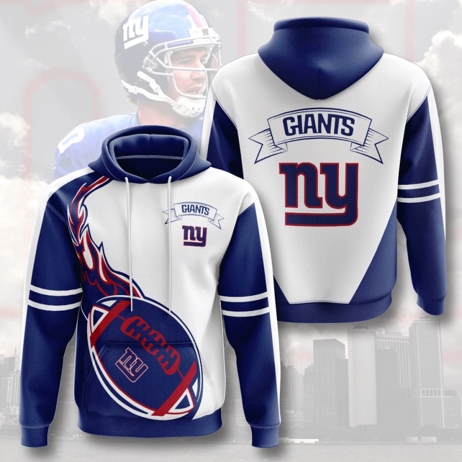 New York Giants Custom Hoodie 3D