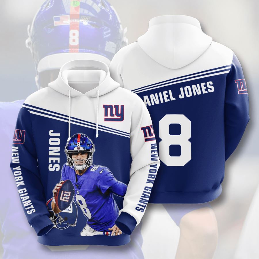 New York Giants Custom Hoodie 3D