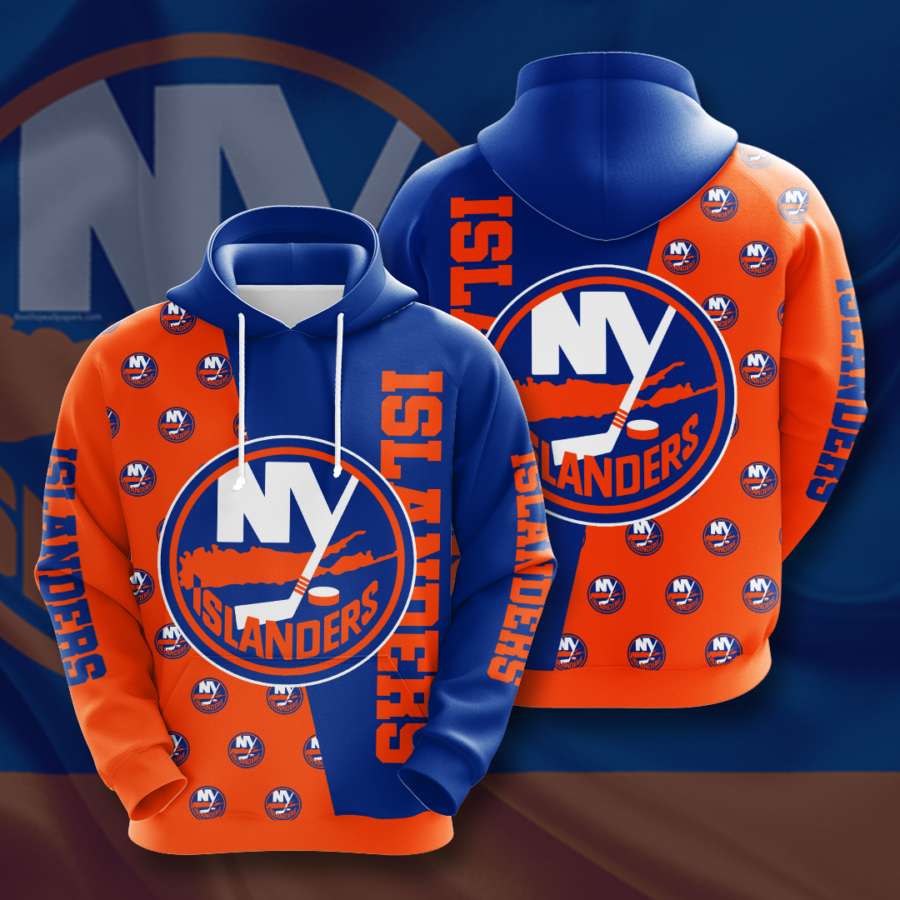 New York Islanders Custom Hoodie 3D 1 New York Islanders Custom Hoodie 3D