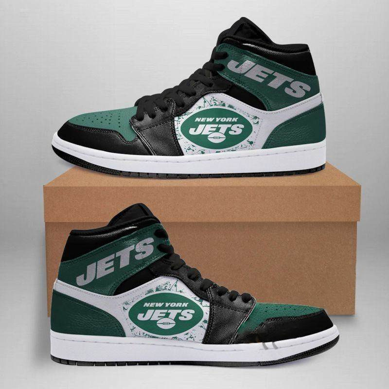 New York Jets Mlb Custom Air Jordan Shoes