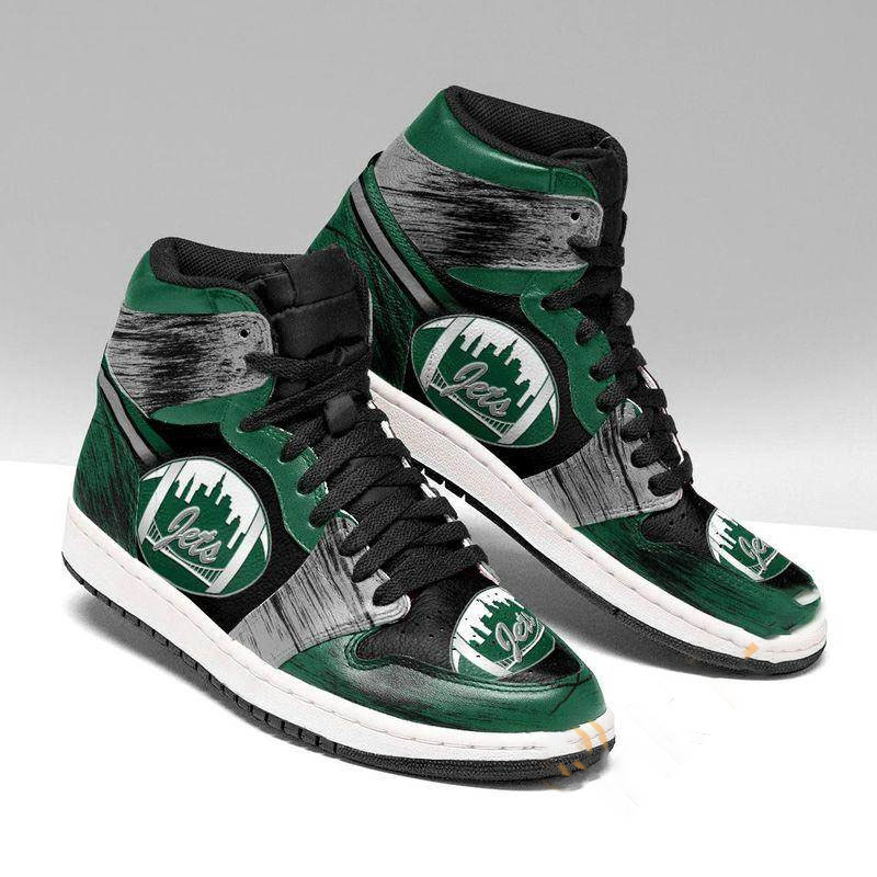 New York Jets New York Mets Custom Sneaker Air Jordan Shoes 15 New York Jets New York Mets Custom Sneaker Air Jordan Shoes