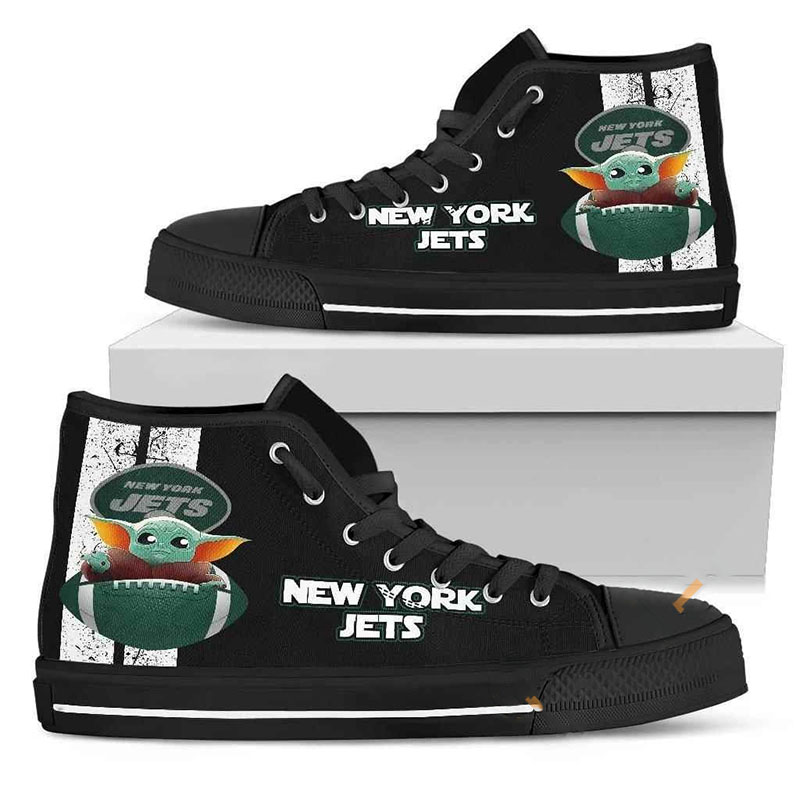 New York Jets Nfl Football High Top Shoes