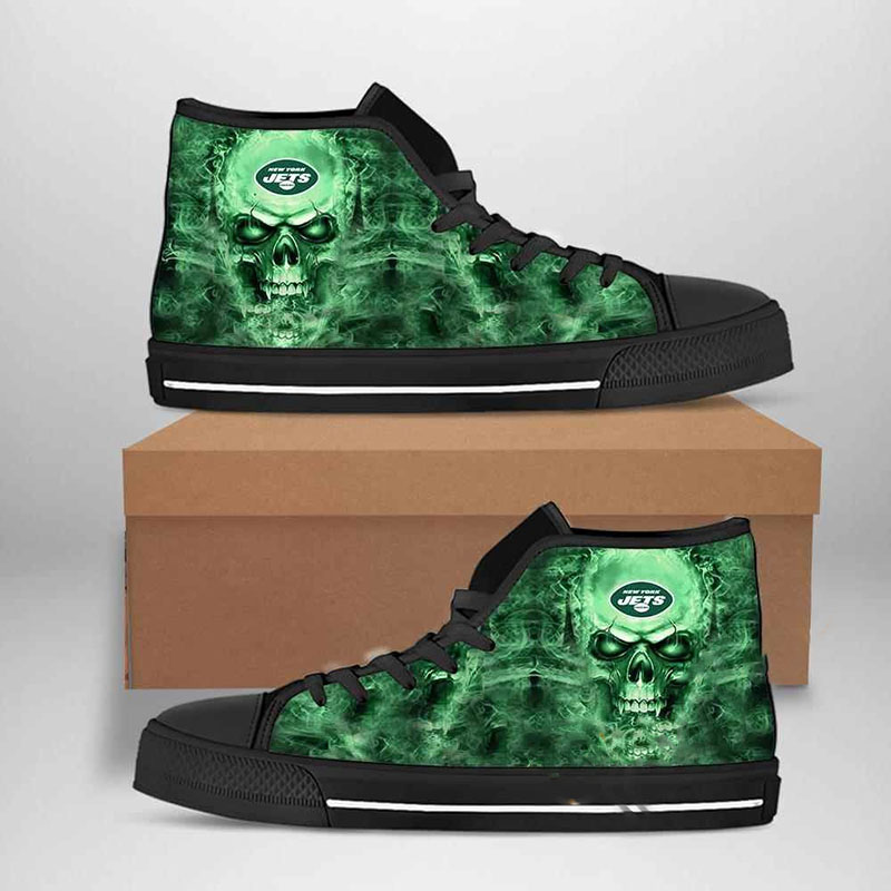New York Jets Nfl Football High Top Shoes