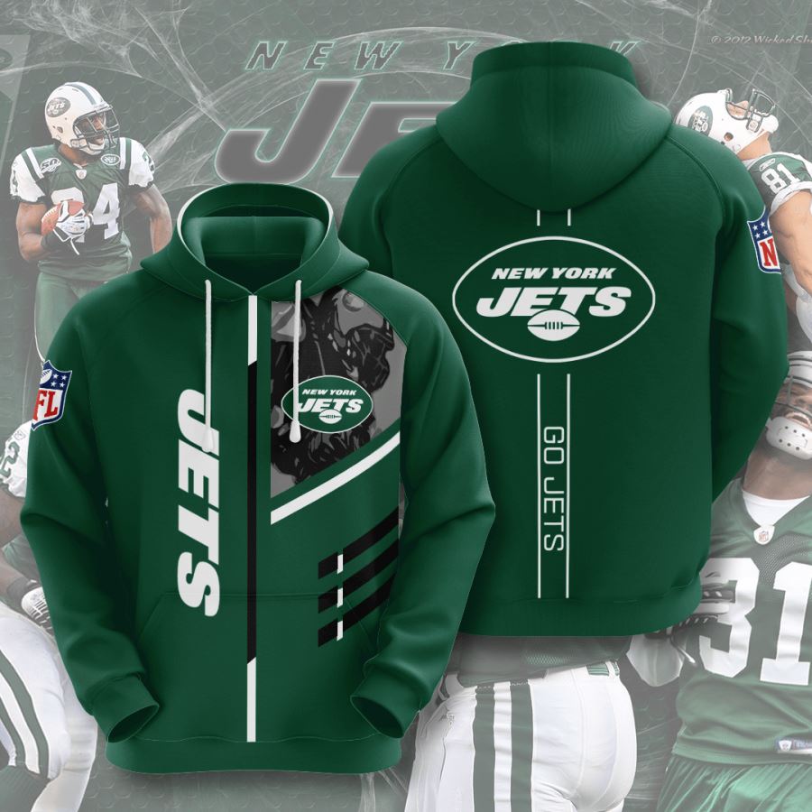 New York Jets Custom Hoodie 3D 4 New York Jets Custom Hoodie 3D