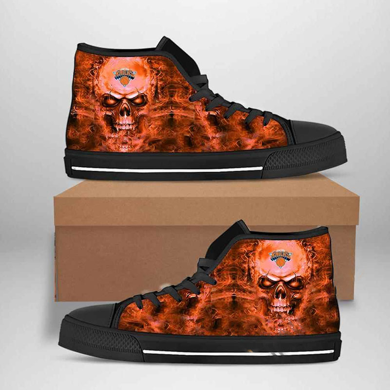 New York Knicks Nba Basketball High Top Shoes