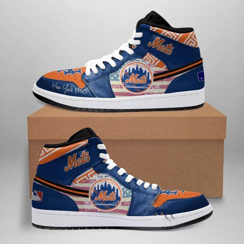 New York Mets Custom Air Jordan Shoes