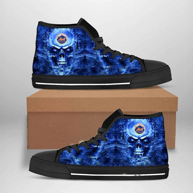 New York Mets Mlb Baseball High Top Shoes