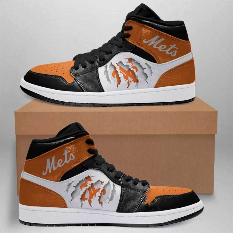 New York Mets Mlb Outdoor Custom Air Jordan Shoes