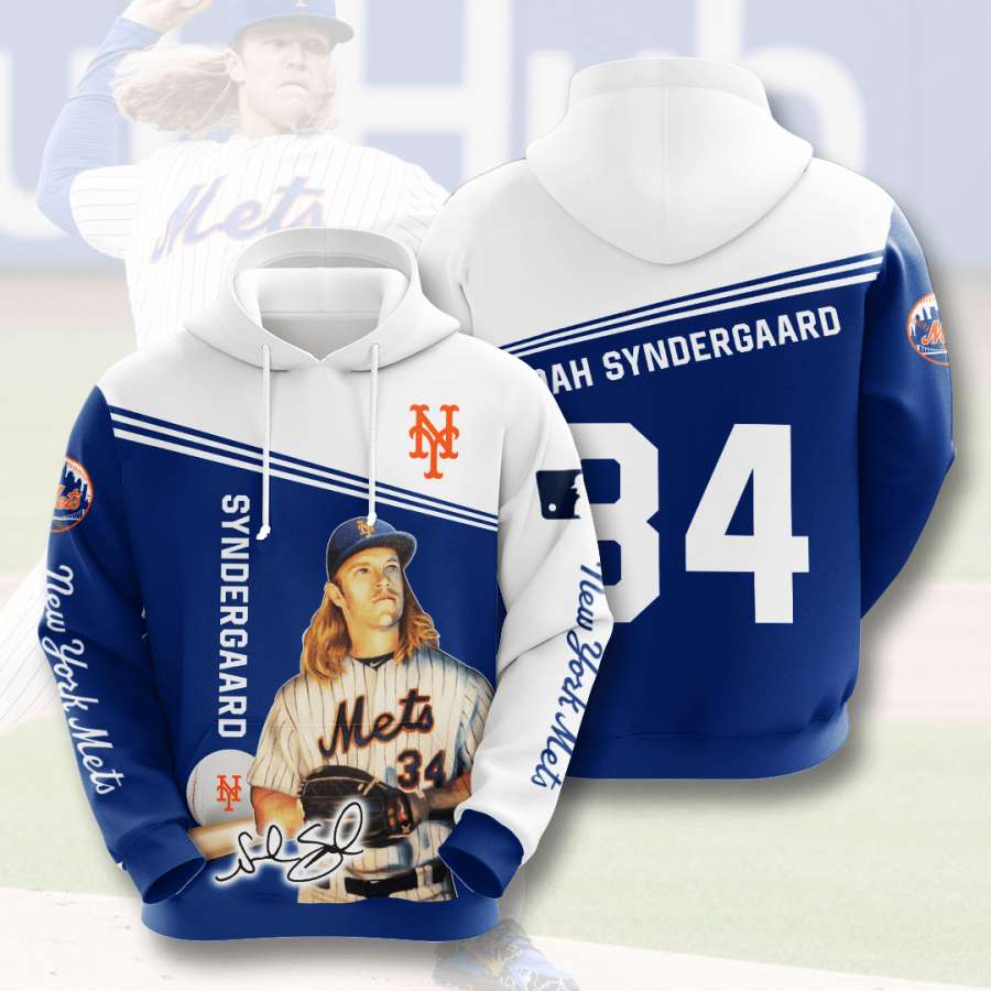 New York Mets Custom Hoodie 3D 3 New York Mets Custom Hoodie 3D