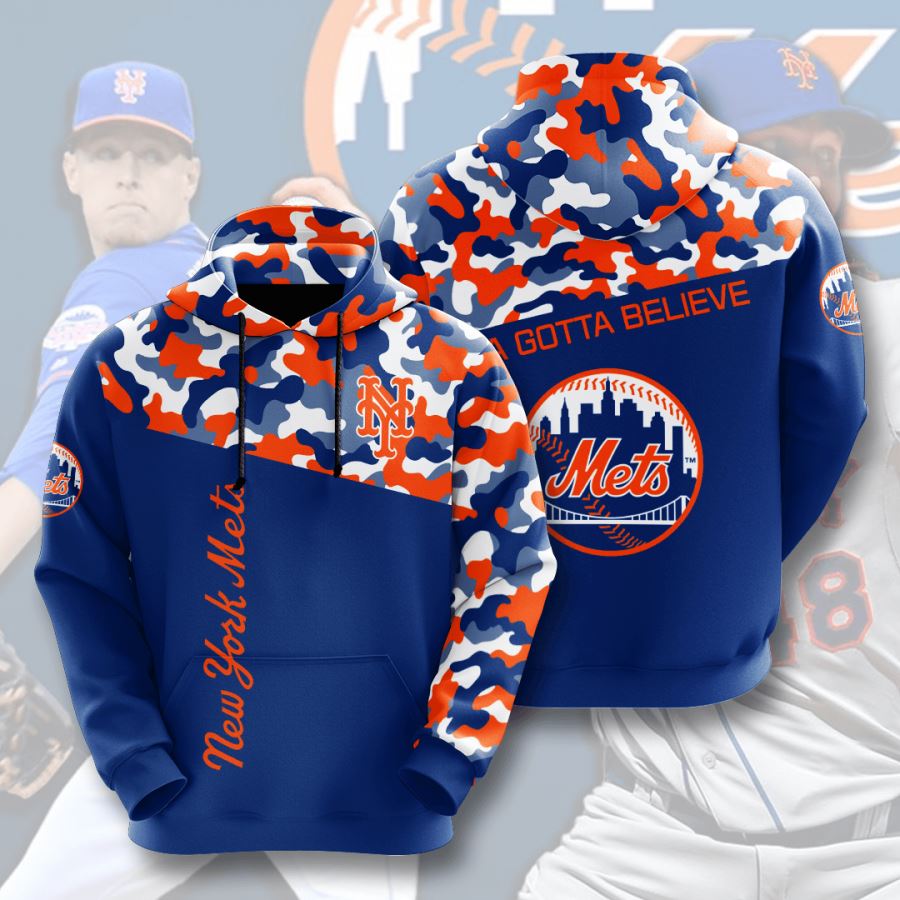 New York Mets Custom Hoodie 3D