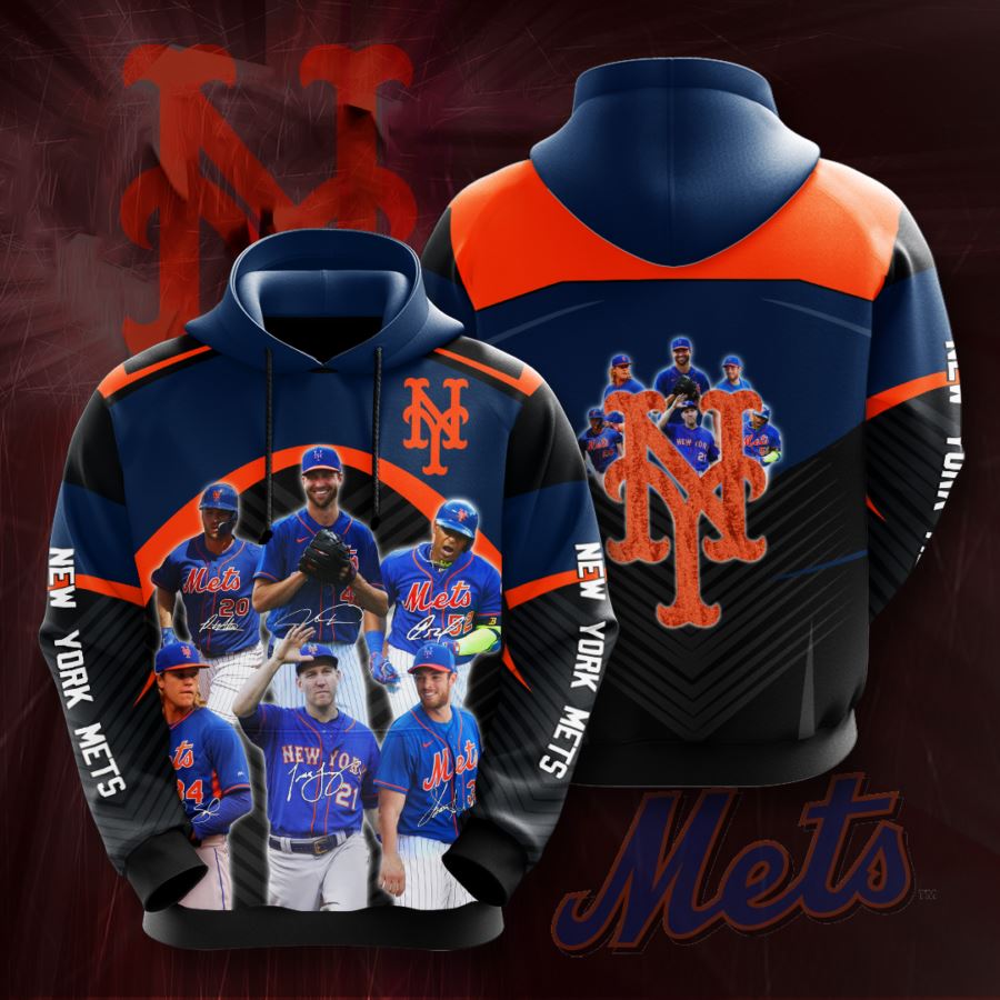 New York Mets Custom Hoodie 3D 8 New York Mets Custom Hoodie 3D
