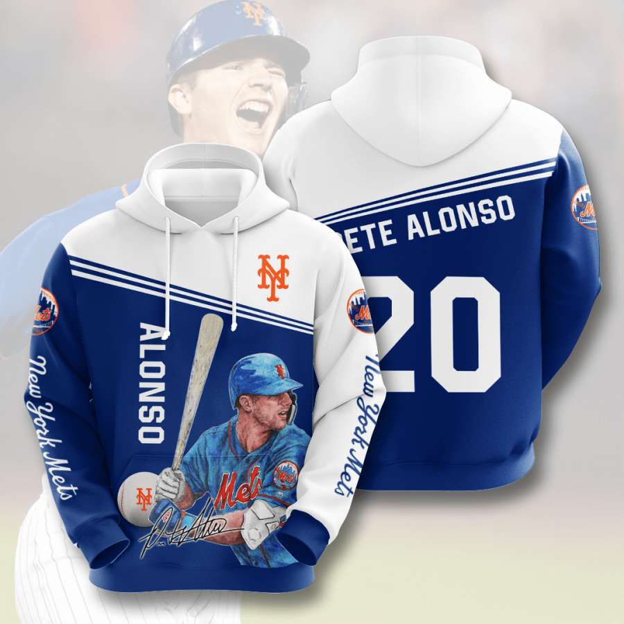 New York Mets Custom Hoodie 3D 4 New York Mets Custom Hoodie 3D